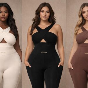 Cross Sculpt Pocket Jumpsuit