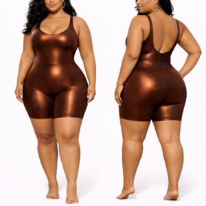 Molten Bronze Luxe Jumpsuit