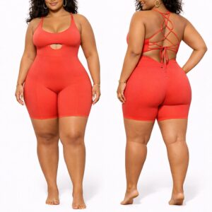 🌸 Rose Heat Cutout Jumpsuit